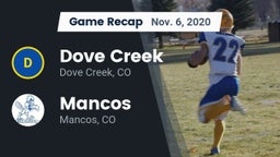 Recap: Dove Creek  vs. Mancos  2020