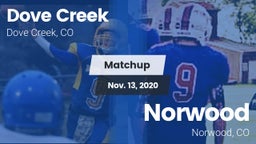 Matchup: Dove Creek vs. Norwood  2020
