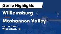 Williamsburg  vs Moshannon Valley  Game Highlights - Feb. 19, 2021