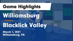 Williamsburg  vs Blacklick Valley  Game Highlights - March 1, 2021