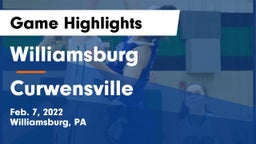Williamsburg  vs Curwensville  Game Highlights - Feb. 7, 2022