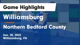 Williamsburg  vs Northern Bedford County Game Highlights - Jan. 20, 2023