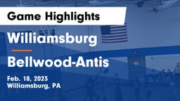 Williamsburg  vs Bellwood-Antis  Game Highlights - Feb. 18, 2023