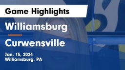 Williamsburg  vs Curwensville  Game Highlights - Jan. 15, 2024