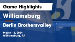 Williamsburg  vs Berlin Brothersvalley  Game Highlights - March 16, 2024