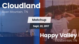 Matchup: Cloudland vs. Happy Valley  2017
