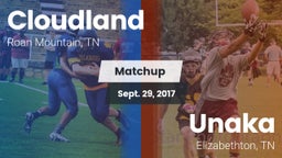 Matchup: Cloudland vs. Unaka  2017