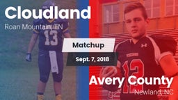 Matchup: Cloudland vs. Avery County  2018