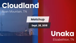 Matchup: Cloudland vs. Unaka  2018