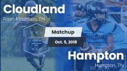 Matchup: Cloudland vs. Hampton  2018