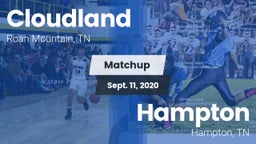 Matchup: Cloudland vs. Hampton  2020