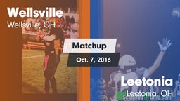 Matchup: Wellsville vs. Leetonia  2016