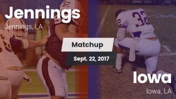 Matchup: Jennings vs. Iowa  2017