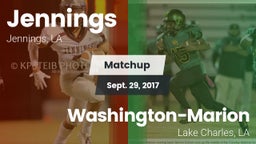 Matchup: Jennings vs. Washington-Marion  2017