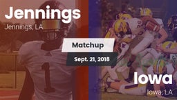 Matchup: Jennings vs. Iowa  2018