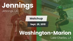 Matchup: Jennings vs. Washington-Marion  2018