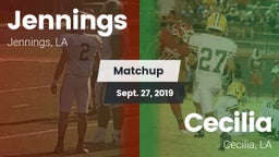 Matchup: Jennings vs. Cecilia  2019