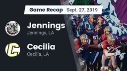 Recap: Jennings  vs. Cecilia  2019