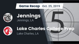 Recap: Jennings  vs. Lake Charles College Prep 2019