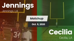 Matchup: Jennings vs. Cecilia  2020