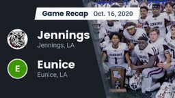 Recap: Jennings  vs. Eunice  2020