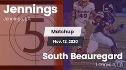 Matchup: Jennings vs. South Beauregard  2020