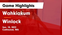 Wahkiakum  vs Winlock Game Highlights - Jan. 10, 2022