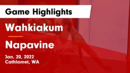 Wahkiakum  vs Napavine  Game Highlights - Jan. 20, 2022