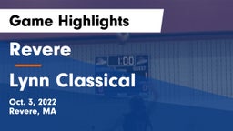 Revere  vs Lynn Classical Game Highlights - Oct. 3, 2022