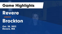 Revere  vs Brockton  Game Highlights - Oct. 28, 2022