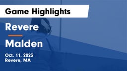 Revere  vs Malden Game Highlights - Oct. 11, 2023