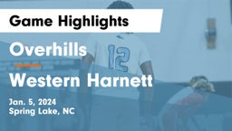 Overhills  vs Western Harnett  Game Highlights - Jan. 5, 2024