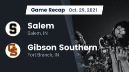 Recap: Salem  vs. Gibson Southern  2021