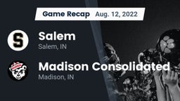 Recap: Salem  vs. Madison Consolidated  2022