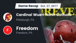 Recap: Cardinal Wuerl North Catholic  vs. Freedom  2017