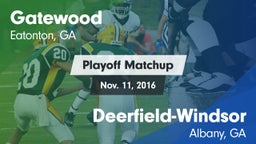 Matchup: Gatewood vs. Deerfield-Windsor  2016