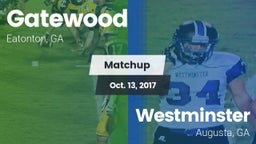 Matchup: Gatewood vs. Westminster  2017