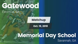 Matchup: Gatewood vs. Memorial Day School 2018