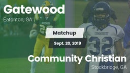Matchup: Gatewood vs. Community Christian  2019