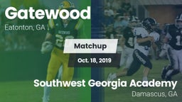 Matchup: Gatewood vs. Southwest Georgia Academy  2019