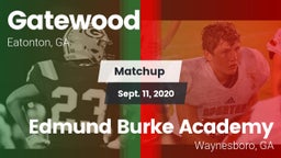 Matchup: Gatewood vs. Edmund Burke Academy  2020