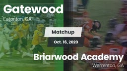 Matchup: Gatewood vs. Briarwood Academy  2020