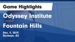 Odyssey Institute vs Fountain Hills  Game Highlights - Dec. 9, 2019
