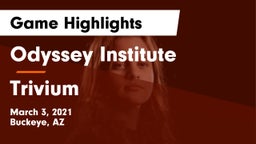 Odyssey Institute vs Trivium Game Highlights - March 3, 2021