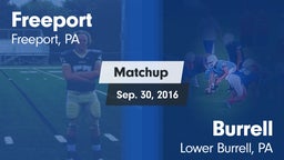 Matchup: Freeport vs. Burrell  2016
