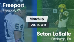 Matchup: Freeport vs. Seton LaSalle  2016