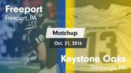 Matchup: Freeport vs. Keystone Oaks  2016