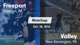 Matchup: Freeport vs. Valley  2016