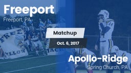 Matchup: Freeport vs. Apollo-Ridge  2017