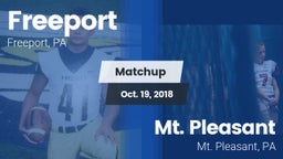 Matchup: Freeport vs. Mt. Pleasant  2018
